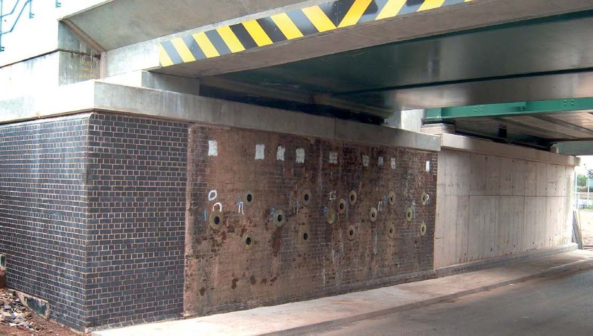 Case Study - West Coast Route Modernisation Platipus Earth Anchors being used on bridge abutment