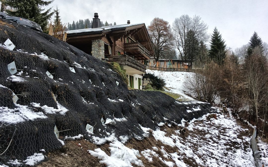 Slope Stabilisation – Casa Mia, Gstaad, Switzerland