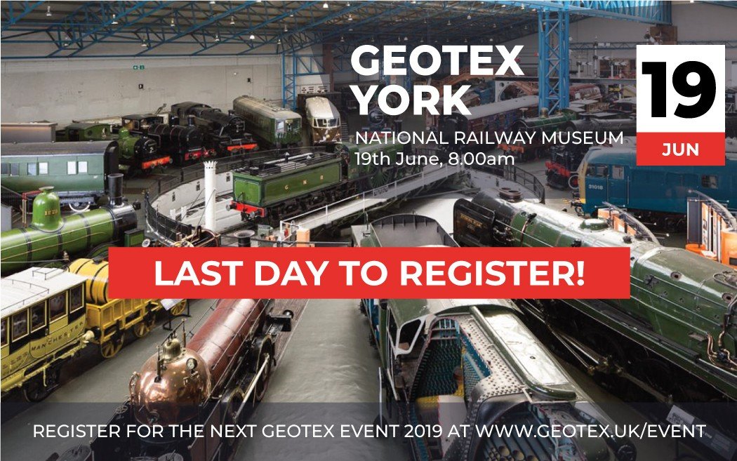 Last Day to Register for Geotex York