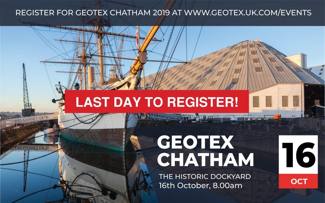 Last Day to register for Geotex Chatham