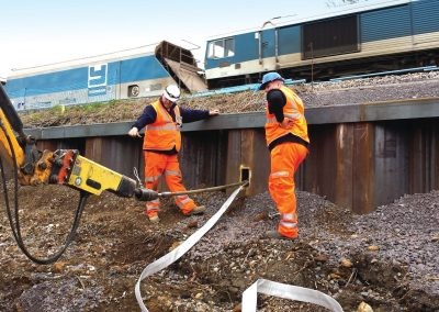 Westbury Station Embankment Drainage