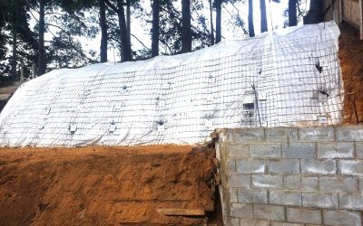 Banwell Place, Leighton Buzzard (17) slope stabilised with Platipus Earth Anchors