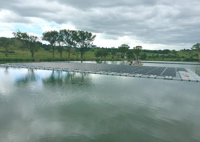 floating panels on water