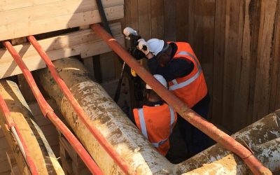 Remedial Pipeline Support Driving Platipus Ground Anchor for Pipeline
