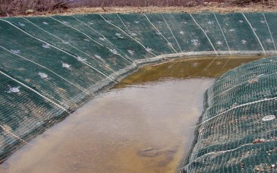 Mercedes-Benz Ashford - Post Installation - 16 Drainage channel with erosion control matting