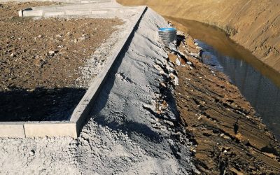 PHOTOS OF THE KERB LINE (4) - Enchanced Concrete kerbstones alongside drainage channel