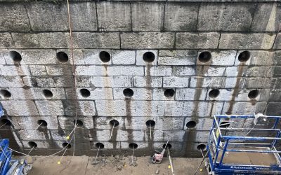 Marple Lock 7 - Complete - 01 - Enhanced lock wall with core holes