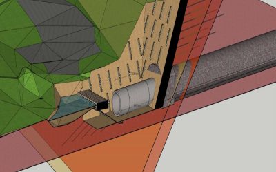 image82 3D illustration of Blakedown culvert