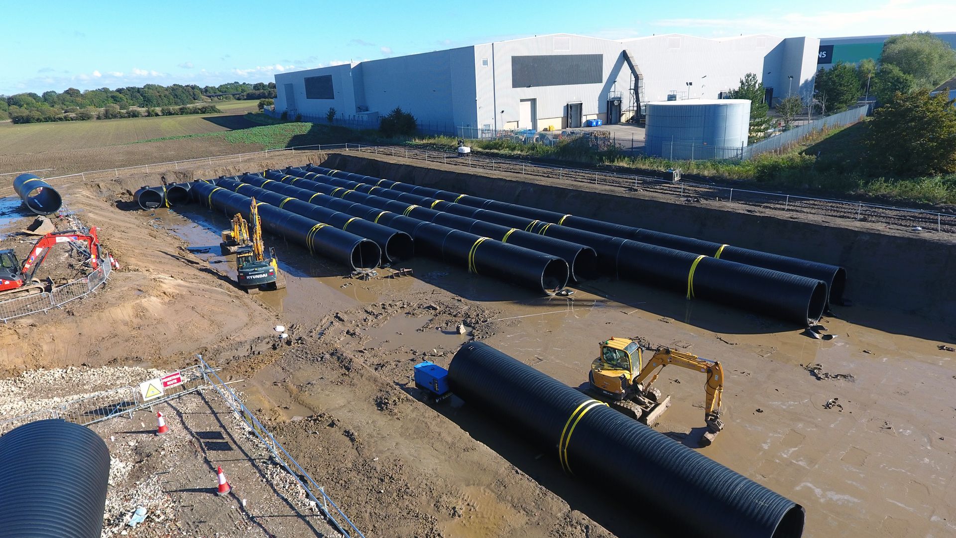 DJI_0355 - Enhanced Storm water attenuation tank for Yorkshire water