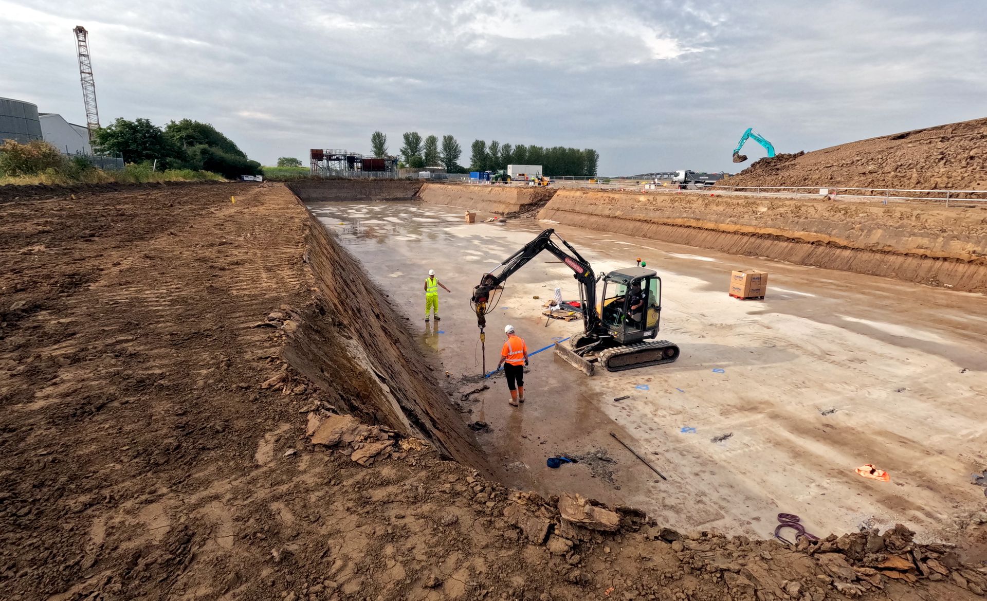 GOPR0064 Enhanced site before Storm water attenuation tank for Yorkshire water
