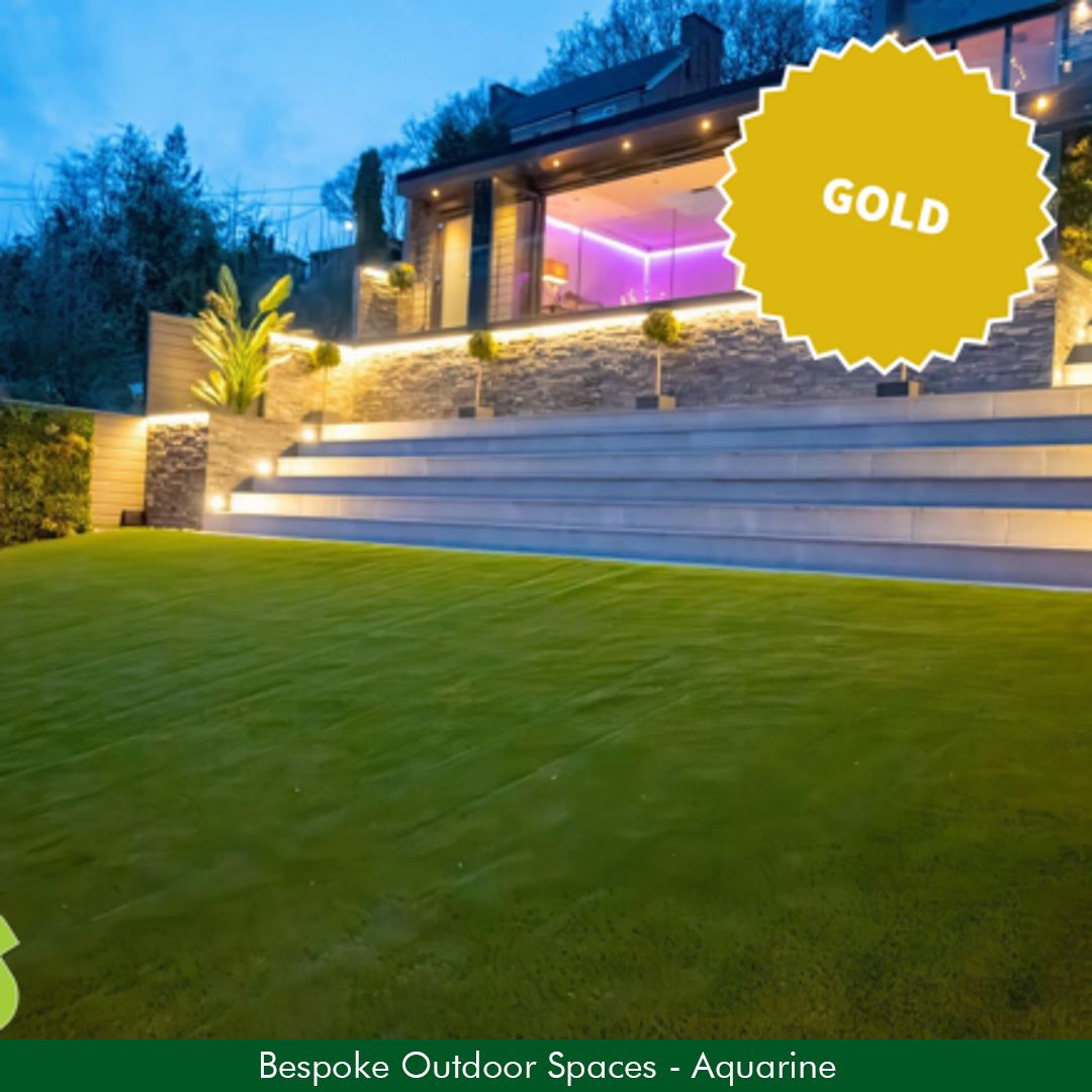 Bespoke Outdoor Spaces Gold award at Association of Professional Landscapers awards 2025