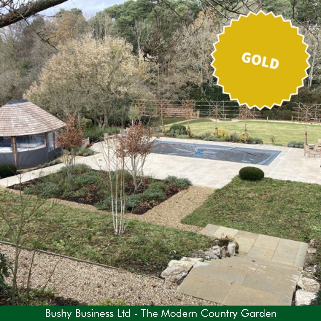 Bushy Business Ltd Gold award at Association of Professional Landscapers awards 2025