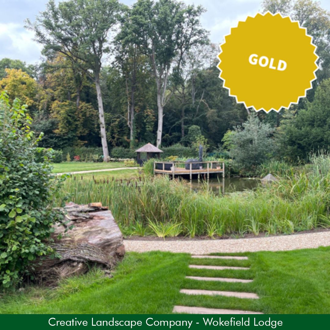 Creative Landscape Company Gold award at Association of Professional Landscapers awards 2025