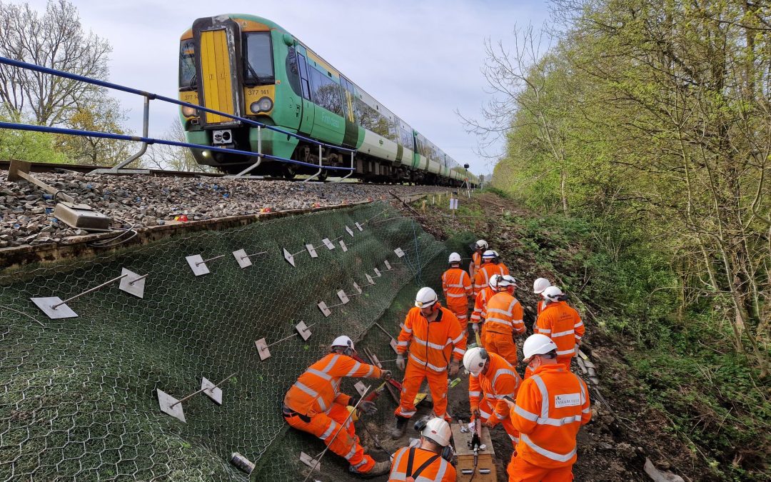 Franklands Embankment – Securing a Landslip