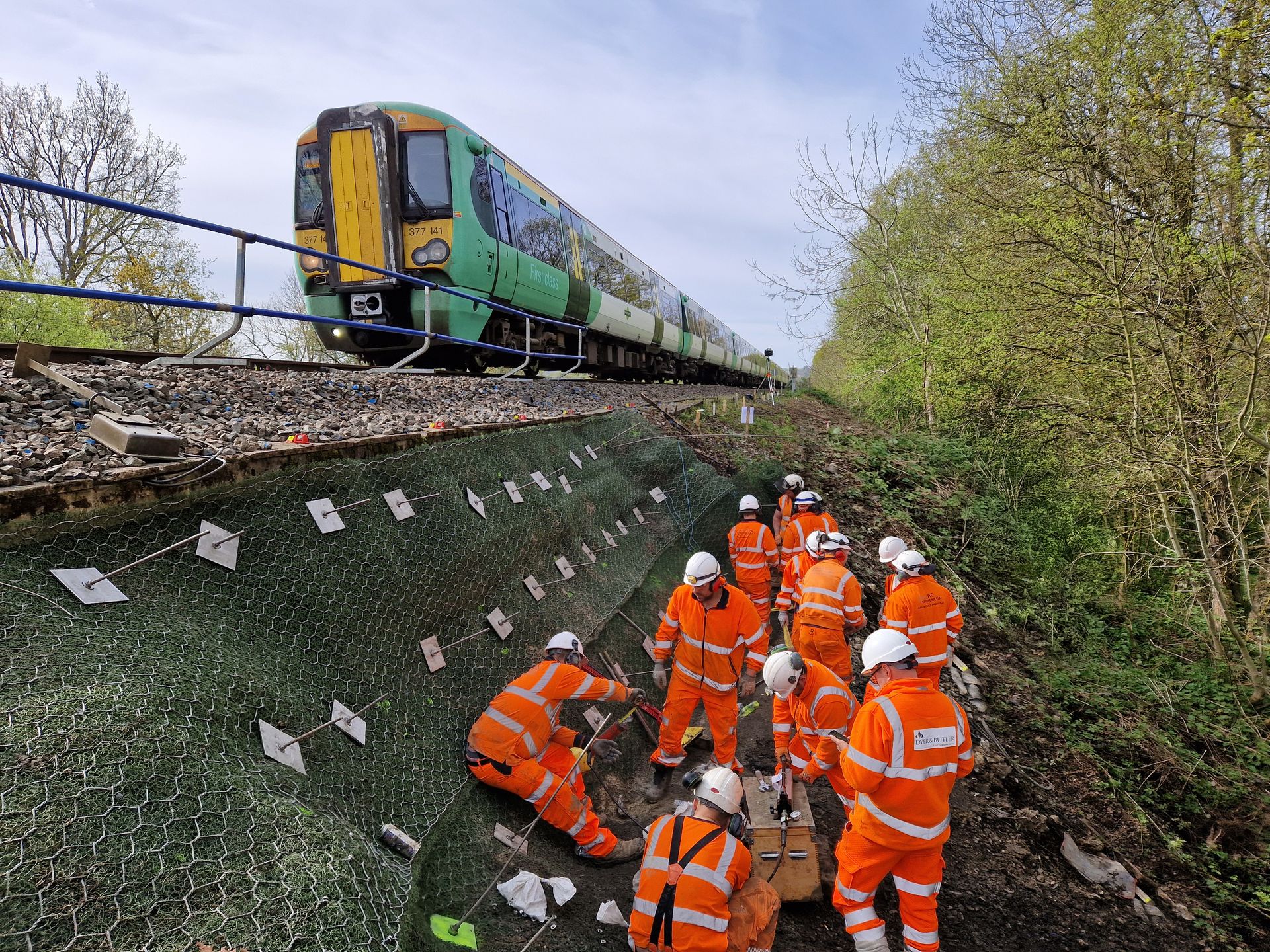 01 - Franklands Emergency Repair - 15 Enhanced3 Rail Emergency Works in West Sussex