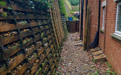 1. Before - Enhanced_result Failing timber crib wall
