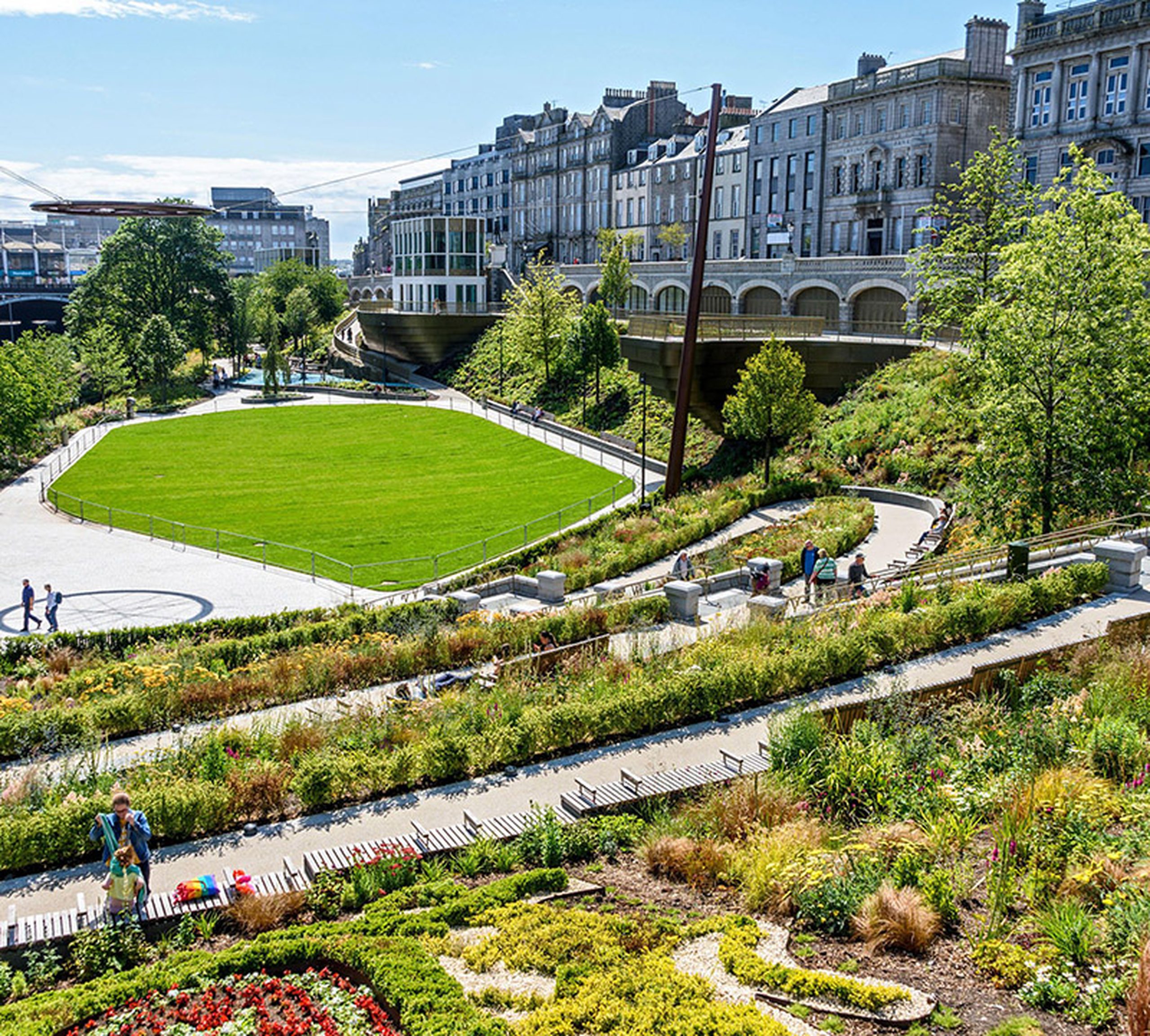 05 - Regenerating Historic Union Terrace Gardens in Aberdeen, Scotland Completed project at Union Terrace Gardens