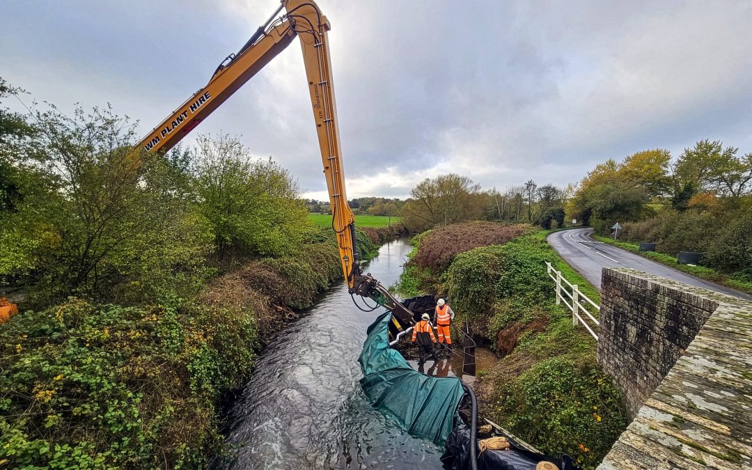 Scour Protection with the Environment Agency and Breheny Civil Engineering