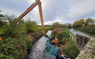Scour Protection with the Environment Agency and Breheny Civil Engineering
