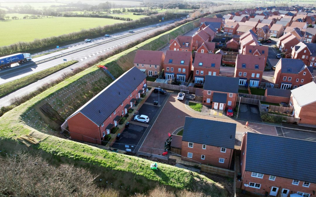 Thrapston Noise Attenuation Bund, Northamptonshire – UK